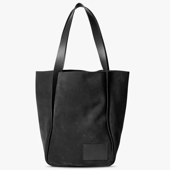 Shinola Detroit suede leather Birdy Day Tote slouchy structured luxury work - Picture 5 of 17